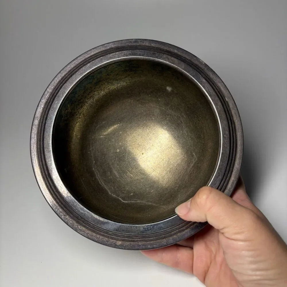 Gorham Silver Bowl by Gorham Manufacturing Company YC 4922 Marble Base RARE